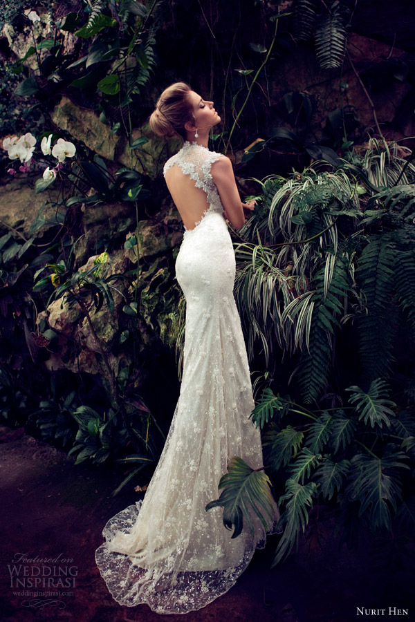 nurit hen 2013 wedding dress keyhole back