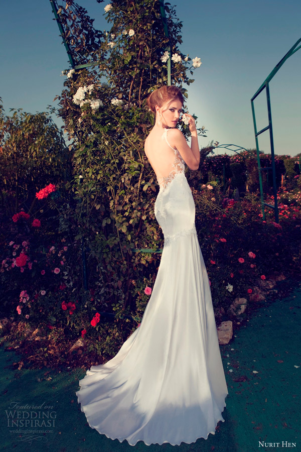 nurit hen 2013 wedding dress open back