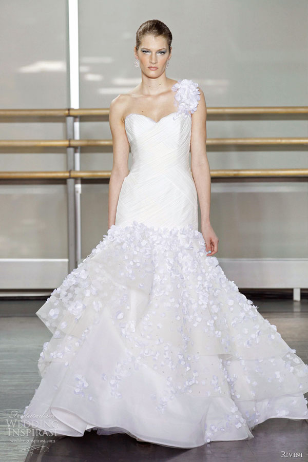 rivini wedding dresses fall 2013 bianca one shoulder gown rivini wedding dresses fall 2013 bianca one shoulder gown