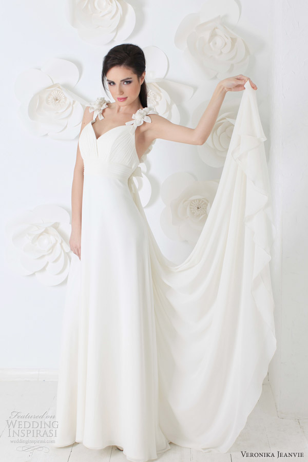 veronika jeanvie 2014 bridal rose blanche l