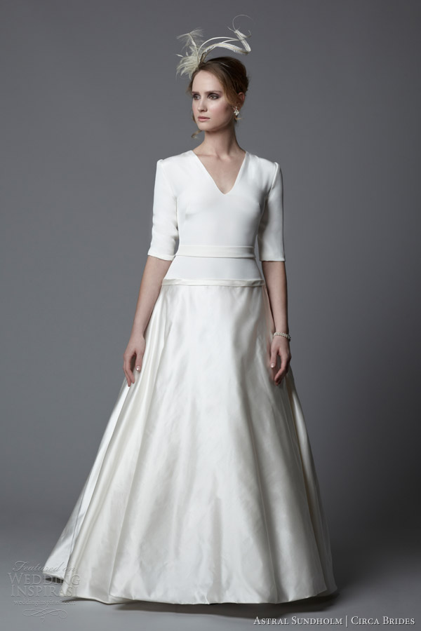 astral sundholm circa brides 2014 amelia wedding gown sleeves