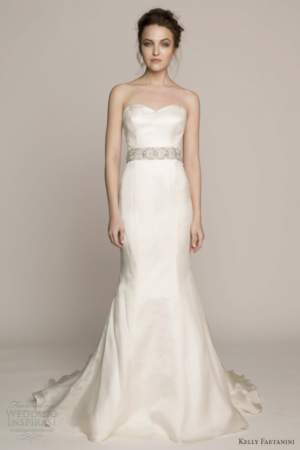 kelly faetanini wedding dresses spring 2014 devan strapless gown