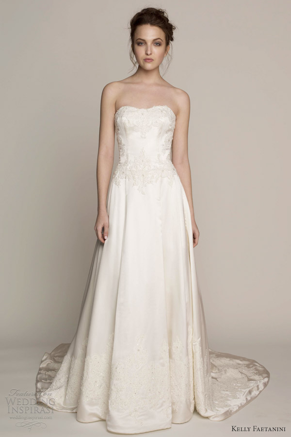 kelly faetanini wedding dresses spring 2014 margaux strapless gown sweetheart