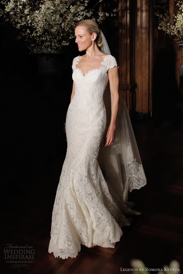 legends by romona keveza spring 2014 cap sleeve lace wedding dress style l502