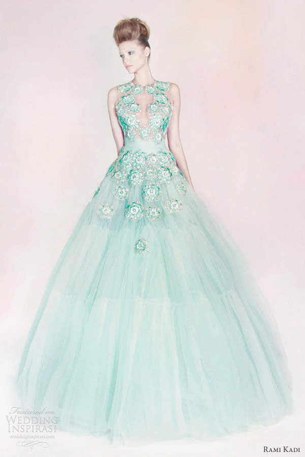 rami kadi couture hand embroidered tulle ball gown color