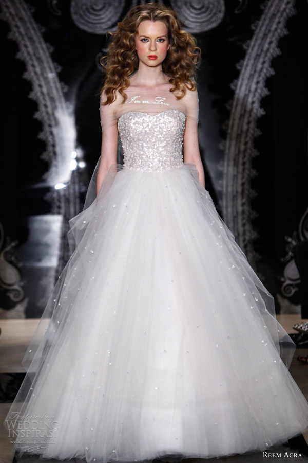 reem acra spring 2014 bridal lilianna blush strapless sweetheart gown embroidered bodice layered tulle skirt reem acra spring 2014 bridal lilianna blush strapless sweetheart gown embroidered bodice layered tulle skirt