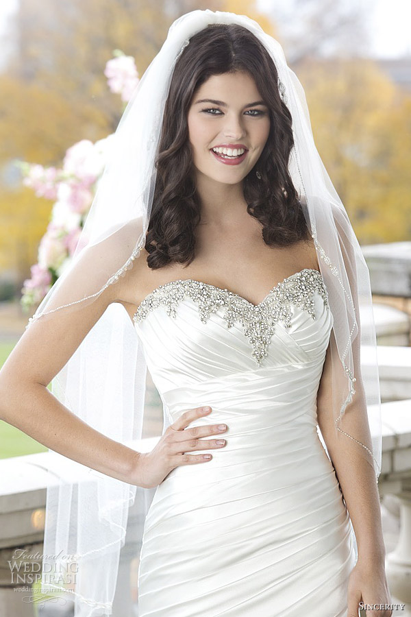 sincerity bridal 2014 wedding dress style 3752 beaded sweetheart neckline