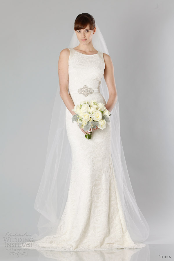 theia bridal fall 2013 sleeveless wedding dress straps