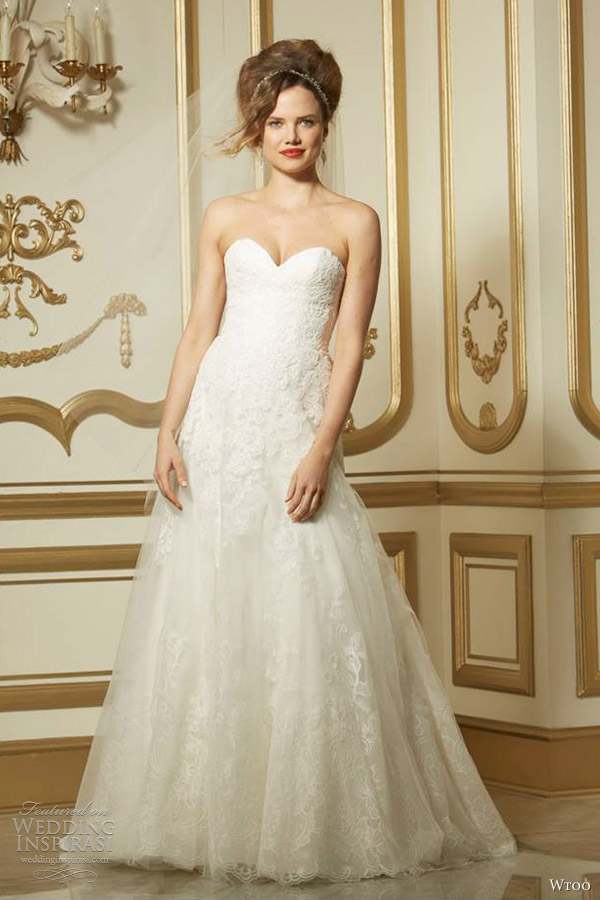 wtoo bridal fall 2013 2014 amalthea strapless wedding dress