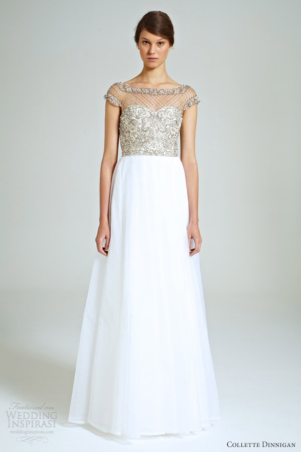 collette dinnigan bridal 2014 magical wonderland lattice pearl bodice wedding dress