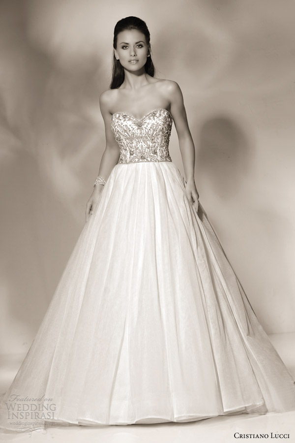 cristiano lucci 2013 wedding dress style 12803 hayden strapless sweetheart ball gown