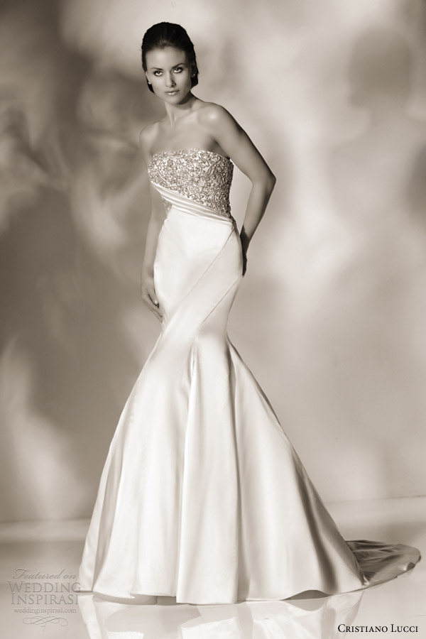 cristiano lucci 2013 wedding dress style 12807 jessica strapless mermaid