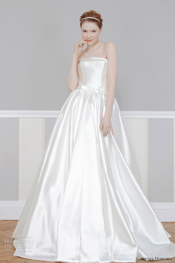 georges hobeika bridal 2013 wedding dress strapless ball gown