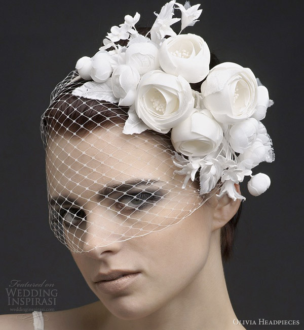 olivia headpieces 2013 adabelle birdcage veil