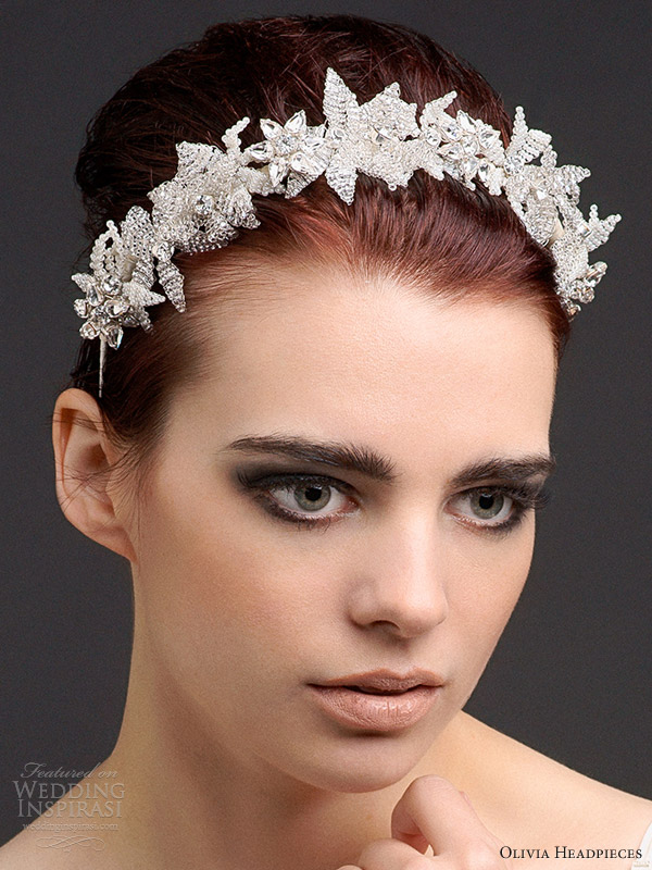 olivia headpieces 2013 antoinette blossom crystal cluster headband