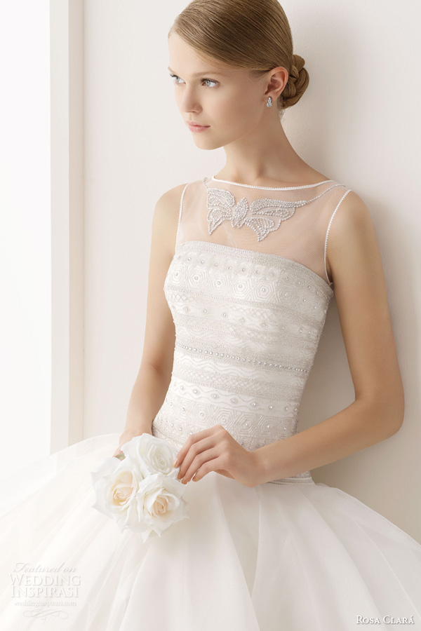 rosa clara 2014 cesar beaded bodice ball gown wedding dress