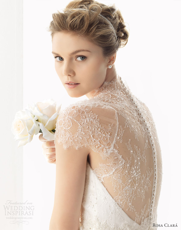 rosa clara lace wedding dress