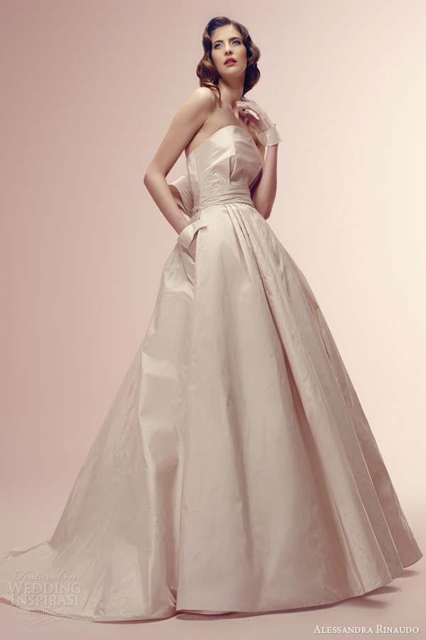 alessandra rinaudo 2014 rosanne color wedding dress