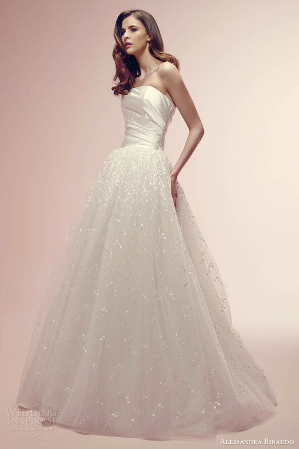 alessandra rinaudo wedding dresses 2014 rosalie strapless ball gown