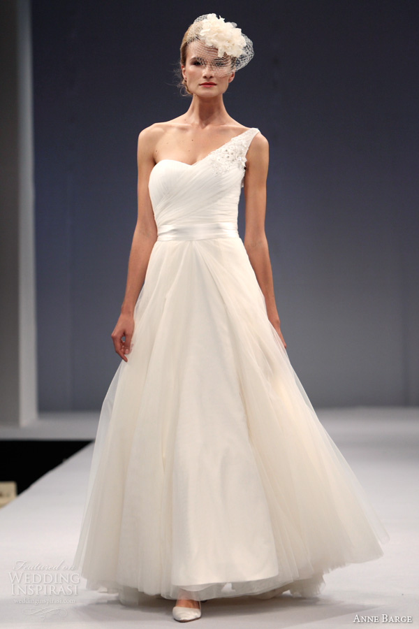 anne barge bridal fall 2013 celeste one shoulder wedding dress