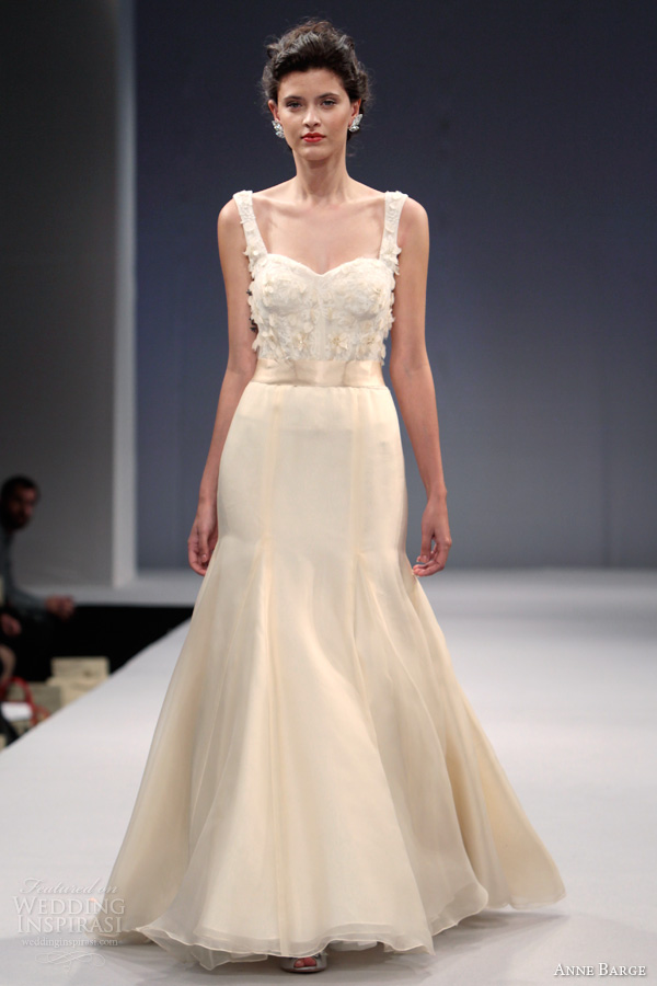 anne barge fall 2013 2014 bridal cosette wedding dress straps