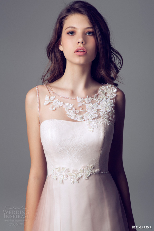 blumarine 2014 sleevless beaded illusion wedding dress ombre effect overlay beading bodice close up blumarine 2014 sleevless beaded illusion wedding dress ombre effect overlay beading bodice close up