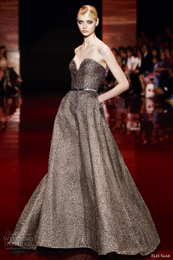 elie saab fall winter 2013 2014 couture strapless gown embellished beaded crystal sweetheart strapless elie saab fall winter 2013 2014 couture strapless gown embellished beaded crystal sweetheart strapless