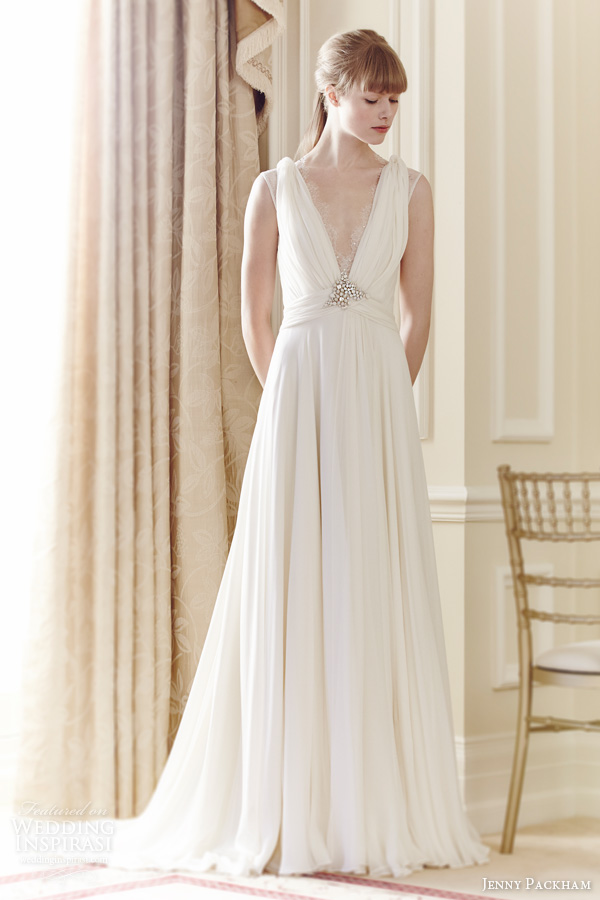 jenny packham 2014 bridal molly wedding dress scalloped lace neckline