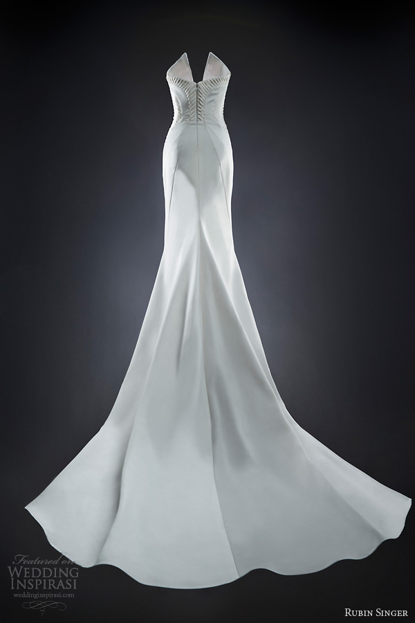 rubin singer 2014 bridal naomi wedding dress back train