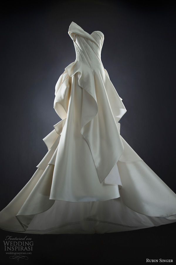 rubin singer 2014 bridal sara strapless wedding dress