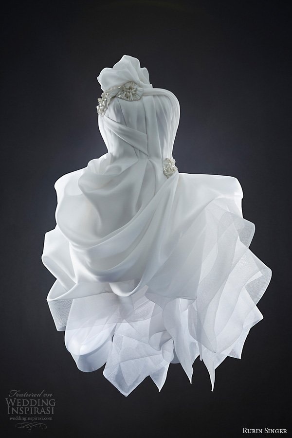 rubin singer bridal 2014 claudette short wedding dress