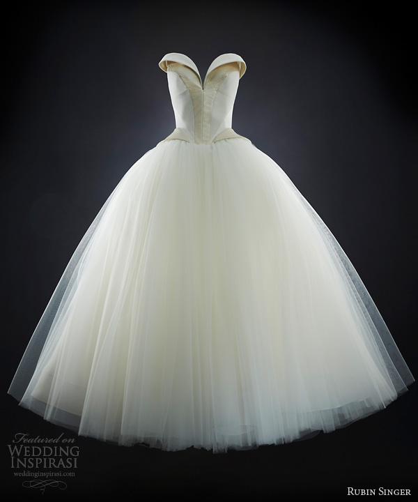 rubin singer wedding dresses 2014 natasha bridal strapless ball gown