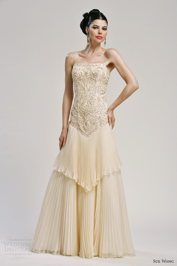 sue wong bridal 2013 strapless wedding dress style w3164 sue wong bridal 2013 strapless wedding dress style w3164