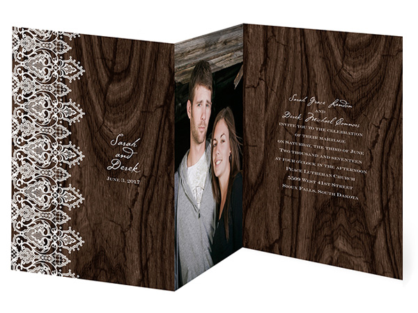 wedding invitations by dawn photo invite folding style dw26996fc