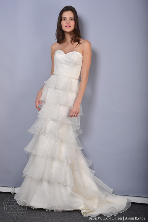 anne barge blue willow spring 2014 allegra tiered mermaid wedding dress