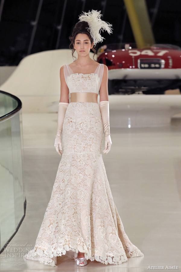 atelier aimee 2014 cloe pink lace wedding dress