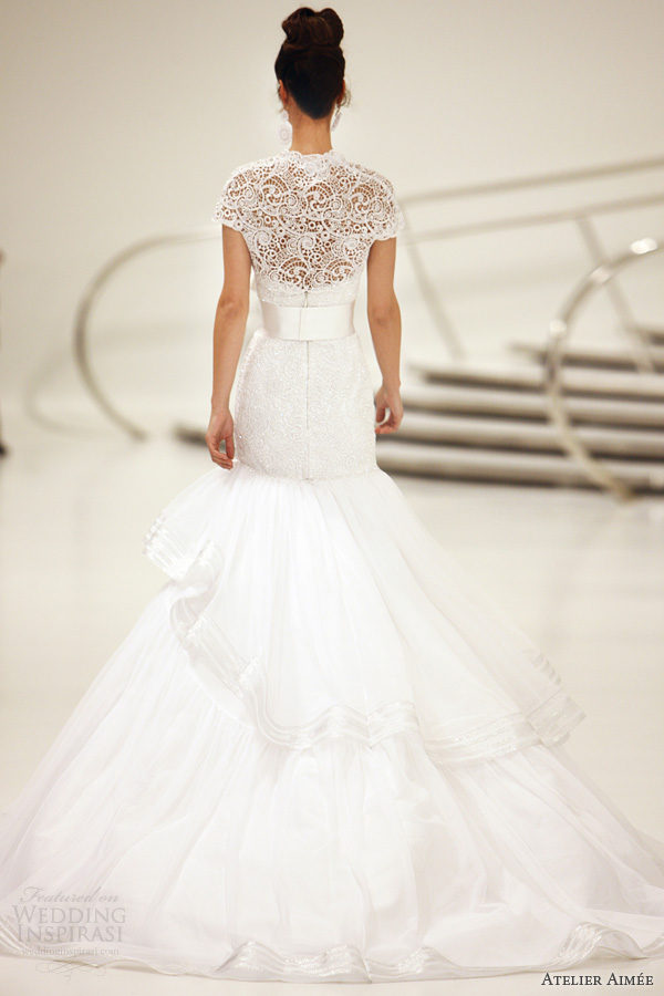 atelier aimee bridal 2014 tina wedding dress back view train atelier aimee bridal 2014 tina wedding dress back view train