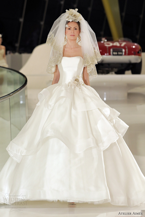 atelier aimee wedding dresses 2014 sabrina strapless ball gown