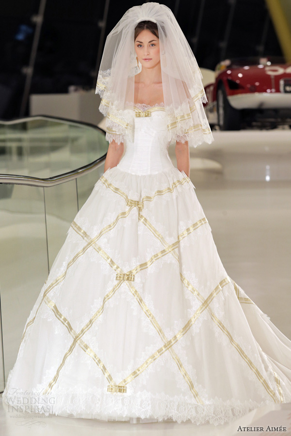 atelier aimee wedding dresses 2014 simona strapless ball gown gold accents atelier aimee wedding dresses 2014 simona strapless ball gown gold accents