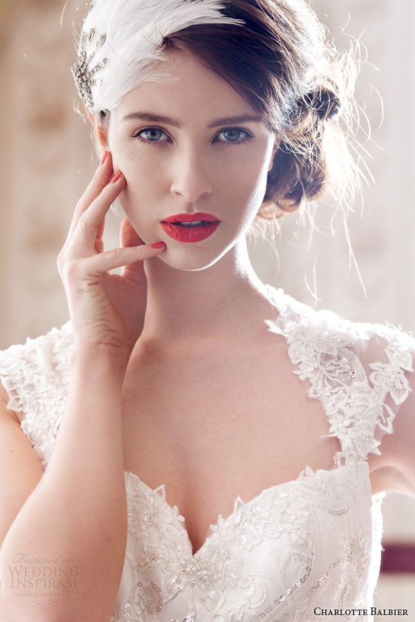charlotte balbier 2014 decade of style beaullea wedding dress cap sleeves