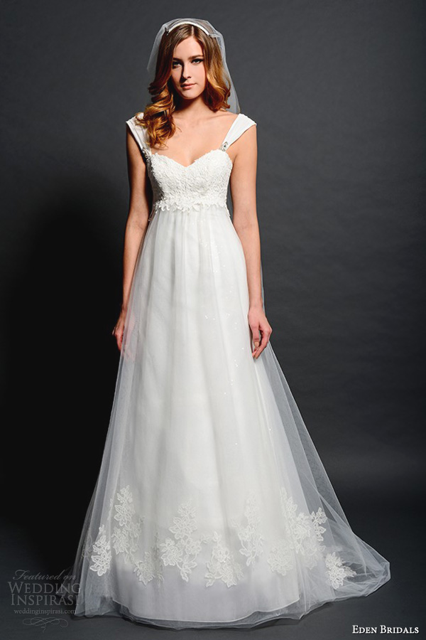 eden bridals wedding dresses 2013 silver label sl039 a line gown straps