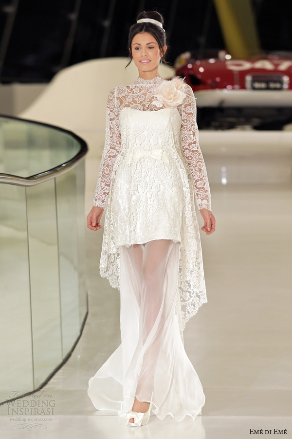 eme di eme 2014 pre bridal berlina long sleeve wedding dress