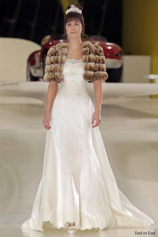 eme di eme wedding dresses 2014 bridal lisbona lace accent gown