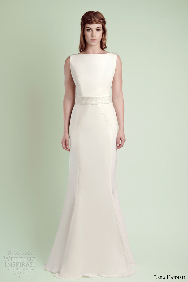 lara hannah wedding dresses 2014 constellation sleeveless gown