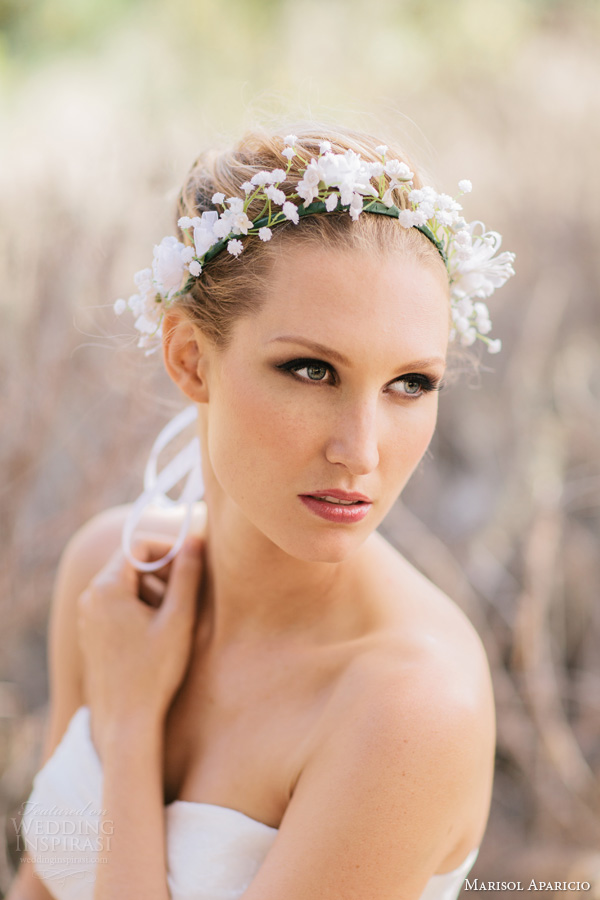 marisol aparicio bridal accessories fall 2013 floral halo marisol aparicio bridal accessories fall 2013 floral halo