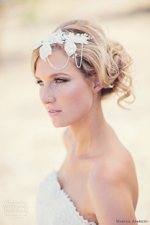 marisol aparicio bridal accessories fall 2013 headpiece drape marisol aparicio bridal accessories fall 2013 headpiece drape