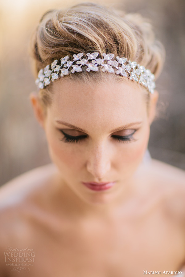 marisol aparicio bridal accessories fall 2013 rhinestone headband