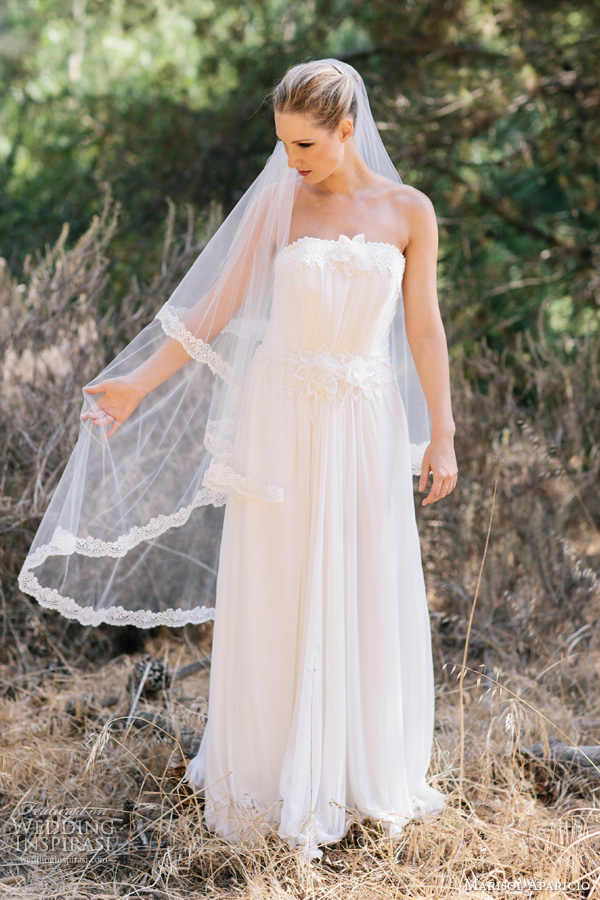 marisol aparicio veils fall 2013 karina veil in ivory english netting dress