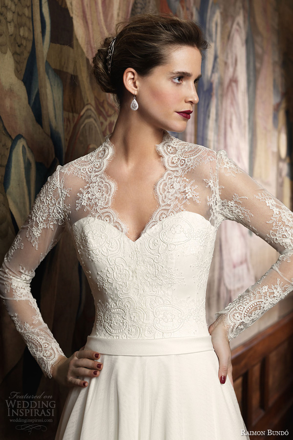 raimon bundo 2014 isolda long sleeve wedding dress raimon bundo 2014 isolda long sleeve wedding dress