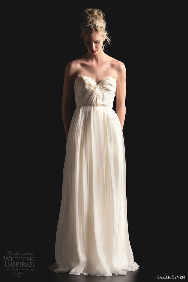 sarah seven 2014 southern comfort strapless wedding dress